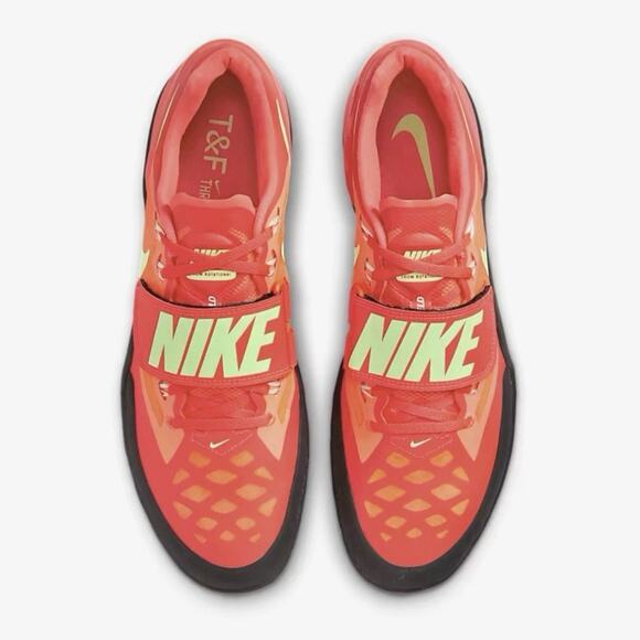 Nike Zoom Rotational 6 Bright Crimson Lime Blast Men’s Size 6 FZ9606 600 New - Picture 5 of 10